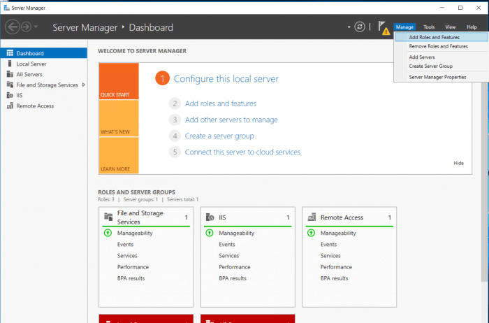 Server Manager Server Manager