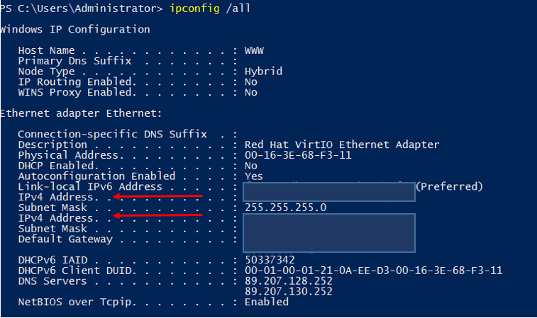 Static IP configuration on Windows Server 2012/2016 | Snel.com